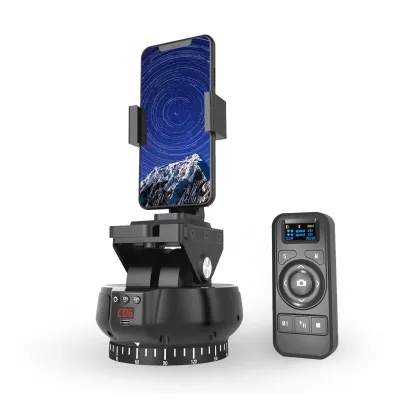 YT1200 Auto Motorized Head 360 Panoramic Gimbal Stabilizer Remote Control for Camera GoPro VS Zifon Phone Vlog Live Video Holder
