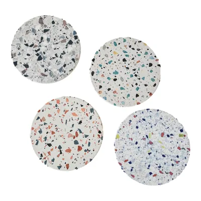 Customizable Absorbing Water Non-slip Diatomite Cup Pad Fast Drying Coffee Drink Cup Mat