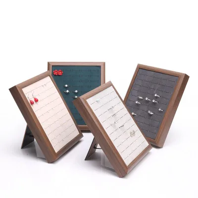 Photo Frame Shaped Jewelry Capacity 50 Ring Earrings Display
