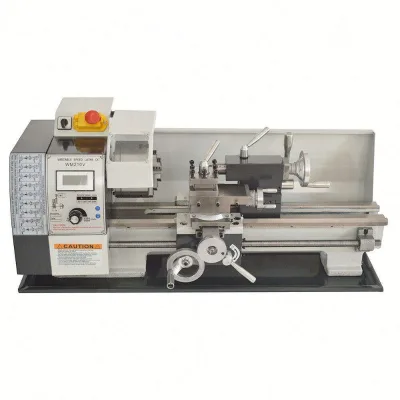 Mini ManualLathe Casting Small Machine With Variable Speed Lathe CNC Metalworking Drilling
