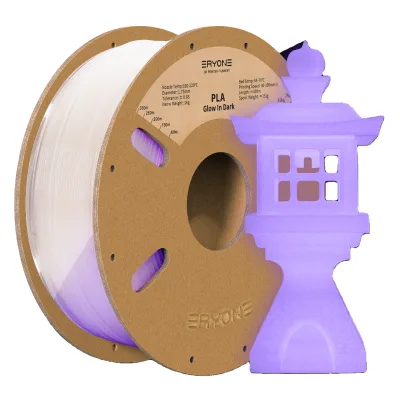 ERYONE Good Quality and Hot Sale Glow in the Dark Filament PLA 1.75mm for FDM Print