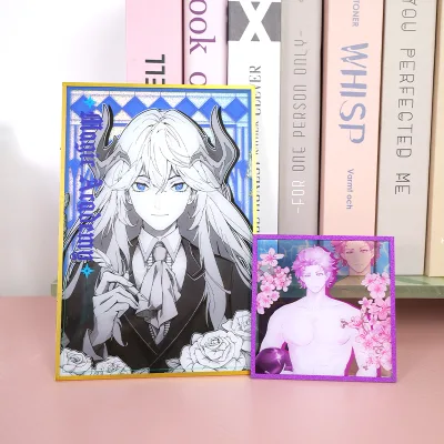 For Custom Eco-Friendly Handmade Kpop Art Board Anime Photo Frame Home Decoration Japan Acrylic Holographic Shikishi Art