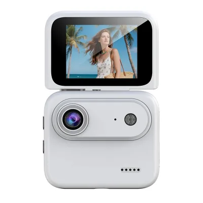 Flip Screen 143° Wide-angle Lens Image Stabilization 4K 1080P Vlog Action Sports Camera
