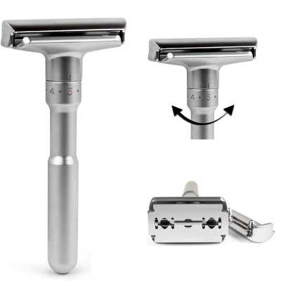 High Sale Shavers for Men Folding Adjustable Double Edge Zinc Alloy Safety Razor Shaving Shaver Blades Traditional Manual Razor