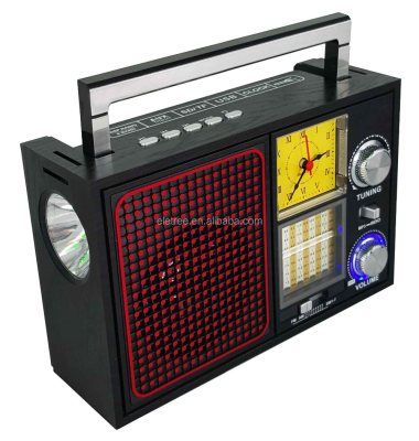 Auto Radio China Am/fm/sw 3 Band Radio U31 with Time Clock Retero Hot Sell Radio