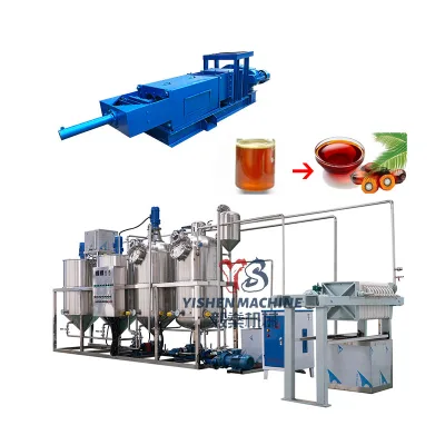 High Efficiency Oil Refinery Plant for Peanut Oil & Corn Oil - Continuous Deodorization & Filtration System