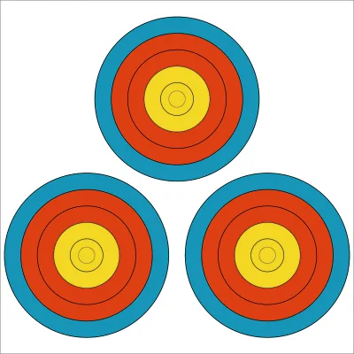 Archery Supplies 3 SPOT Vegas Targets 40 Cm *40 Cm Shooting Accessories Archery Target
