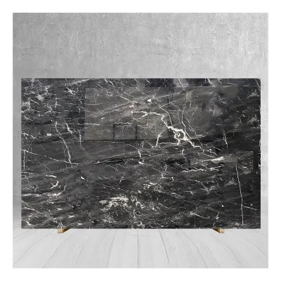 Italy Black Marble for Floor Tiles Kitchen Countertops Wall Panel Marble Stair Marble Console Table Outdoor Sculpture Tombstone