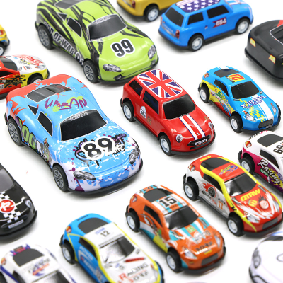 Diecast Model Vehicle Kids Toy Car Mini Pullback Simulation Alloy Car Racing Model