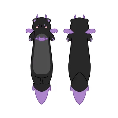 Hot Selling ODM OEM Wholesale Mysterious and Black and Purple Bats for School Children Plush Toy