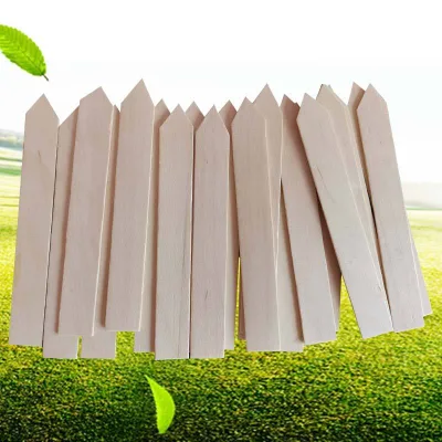 Eco-Friendly Bamboo Wood Plant Labels for Outdoor Decorations Green Succulent Labels for Gardening Garden Supplies