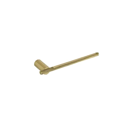Brass Rolled Flower Design Towel Ring Bracket Suitable for Modern Hotel Shower Room Wall Mounted Single Pole Towel Ring