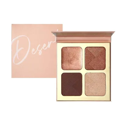 OEM 4-Color High Gloss Contouring Palette Waterproof Face and Nose Shadow Makeup Tray Customizable Private Design