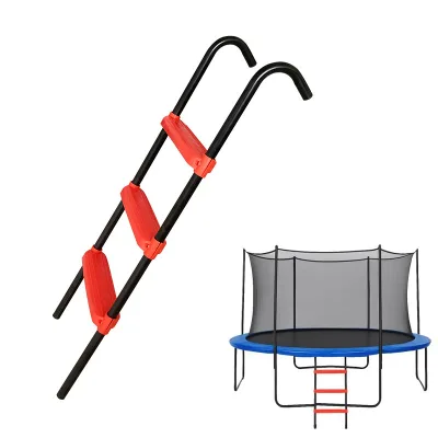 Outdoor Large Household Children's Trampoline with Detachable Iron Ladder and Climbing Slide Sports Fitness Equipment