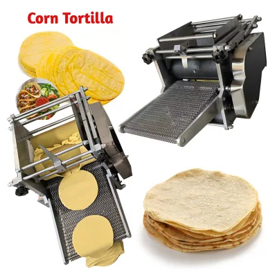 Industrial Flour Corn Mexican Tortilla Machine Restaurant Flour Tortilla Maker Presser Making Machine