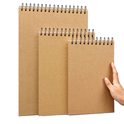 Hard Cover Sketch Book Black Paper Sketchbook Notepad Notebook Office School Supplies Sketchbook for Drawing Painting