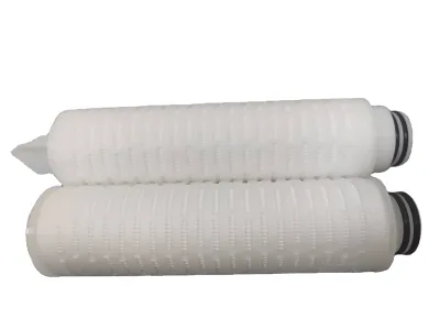 Universal 5 Inch 0.22 Micron Hydrophobic PVDF Pleated Filter for Lab Instrument Gas Dry & Micro electronics Cleaning