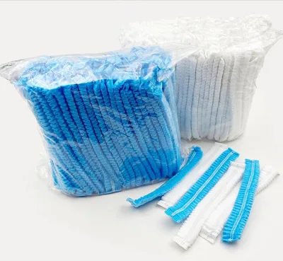 100pcs Disposable Microblading Non Woven Fabric Permanent Makeup Hair Net Sterile Hat for Eyebrow Tattooing Catering Hat