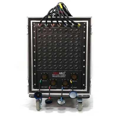 48CH 56H Microphone Splitter 56 ISO&Ground 4*85P Audio Splitter & Converter for Concert Speaker Premier Quality