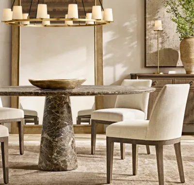 Modern Luxury Round Ring Chandelier, Solid Brass Frame Conical Fabric Shade 12-Light Ceiling Pendant for Dining Kitchen Island
