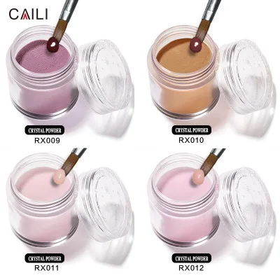 2024 Caili Wholesale Private Label Carving Extension Color Polymer Powder Nude Dipping Nail Acrylic Powder Set for Nails