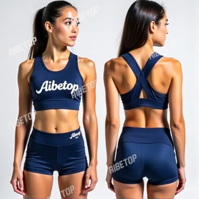 2025 New Arrivals Rhinestone Cheer Flowy Practice Cheer Training Wear  Two Piece Tennis Set