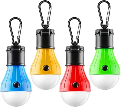 Tent Lamp Portable LED Tent Light Clip Hook Emergency Camping Light Bulb Lantern Camping Equipment