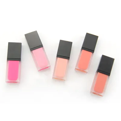 Hot Selling Custom Cosmetics Matte Liquid Blush Face Makeup Professional Blusher