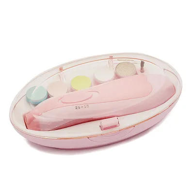 Eco-friendly Baby Nail File Manicure Set Electric Baby Nail Trimmer Clippers With Nail Polisher for Newborn