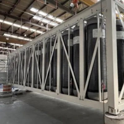 20 30 MPa Working Pressure CNG ISO Transport Container Tube Bundle Type