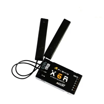 FrSky X6R 2.4G 16CH SBUS Smart Port RC Receiver Open TX Taranis X9D Transmitter 4-Channel Drone Accessory Made Durable Plastic