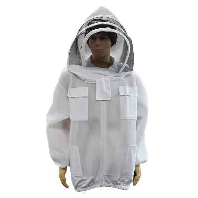 Best Beekeeing Bee Breathable Jacket Bee Suit WHITE Keeper Suit