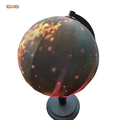 Factory Stock Shaped LED Spherical Screen Globe Diameter 1m 1.5m 2m Sphere Display P2 P2.5 LED Ball Screen Use for Exhibition