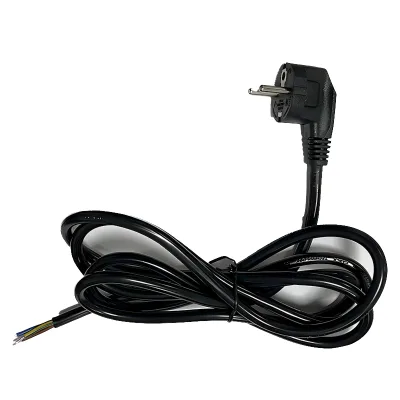 AU 3-Pin Plug to Stripped End Power Cord, Australian AC Power Cable for for Internal Wiring or Equipment Connection