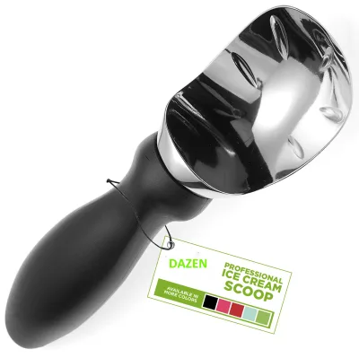 Good Grips Classic Black Ice Cream Scoop With Comfortable Metal Handle Spring Action for Home Use