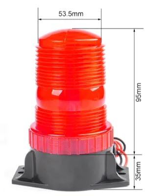 15W LED Spot Forklift Truck Red Warning Lamp Safety Working Light LED FORKLIFT EMERGENCY WARNING LIGHT BEACON 12V 24V