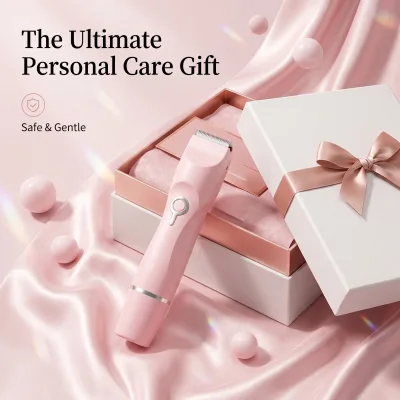 At Home Beauty Care Fine Edge Shaping Electric Women Body Hair Groomer With Double Head Body Grooming Setup for Personal Care