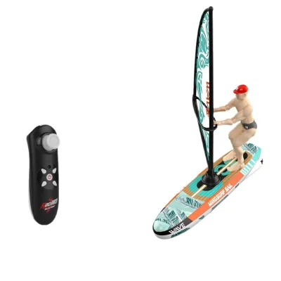 2.4G RC Boat Remote Control Sailing Toys Summer Outdoor Water Toys Racing Boat