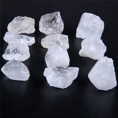 Crystal Raw Material Specimen Natural clear White Rough Crystal Quartz for Healing Stone