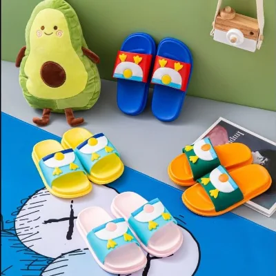 New Arrival Printed Flip Slides Slippers Pure Color Indoor Outdoor Anti-slip EVA Bathroom