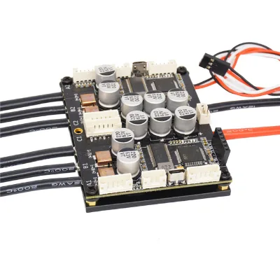 Intergrated Antispark Protection Switch ESC 3-12S Programmable Dual ESC Based on Vesc Controller for DIY Electric Skateboard