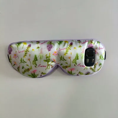 Cordless Electric Heated Eye Mask with USB Charging Port Elastic Strap Knit Technics for Dry Eye Therapy Soothes Tired Sore Eyes