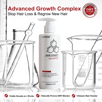 Organic Infusion Hair Growth Shampoo Prevent Excessive Hair Loss Repair Damaged Hair Shampoo for Men Women Suffering Hair Fall