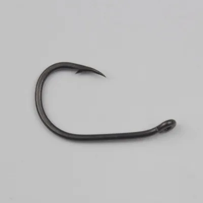 2# 4# 6# 8# 50pcs/pack Freshwater Fishing Jig Hooks High Carbon Steel Single Hooks Trout River Lake Stream Target