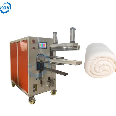Factory Price Quilt Rolling Machine Automatic Pillow Quilt Rolling Machine Textiles Quilt Packing Machine