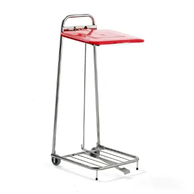Foldable Convenience Trolley with Removable Storage Ideal for Workshop Logistics Home Organization