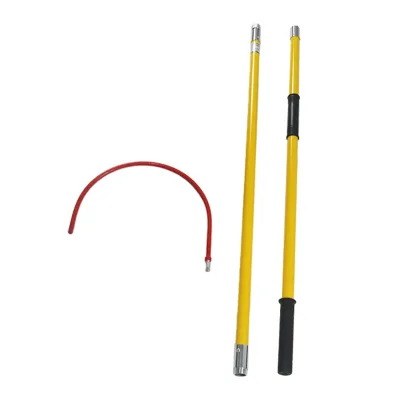 Lineman Special Docking Multi Section Insulated Rescue Hook Fiberglass Rod Electric Shock Victim Pulling Safety Hook