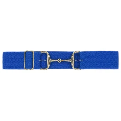 Horse Equestrian Elastic Belt Women's Snaffle Bit Buckle Belt Horses Belt Good Luck Key Strap for Horseback Riding