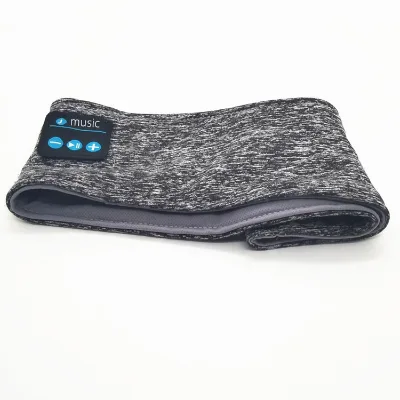 Sleep Mask Head Wrap Tie Headband Elastic Sleeping Headphones Headband Noise Cancel Sports Sleeping Eye Mask Music