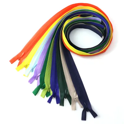 Custom Length Color Strong Durable Nylon Zipper Sewing Invisible Zippers for Clothes Sewing Crafts